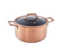 Hâws Faitout Hâws Santo avec couvercle. revêtement hybride 5.8 L Rose Gold