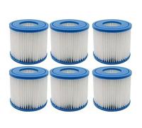 HAWUJ 6PCS Filtres De Jacuzzi Pour Piscine - Type D - Cartouche De Filtre De Rechange Pour Summer Waves