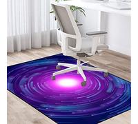 HAXA Tapis de Chaise de Bureau,Tapis de Protection de Sol,Tapis de Sol pour Sols Durs,Tapis Chaise Gaming pour Planchers de Bois Franc Tapis de Protection Antidérapant Tapis de Bureau 100x120cm