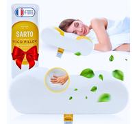 haxia Oreiller Ergonomique Cervical Coussin à Memoire de Forme I Oreiller de Lit Anti Ronflement pour Cervicales Douloureuses, Orthopedique Adulte & Enfant I Dormeur Côtés, Ventre & Dos I51x41x13cmI