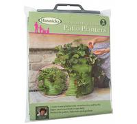Haxnicks Sac de Plantation pour Fraises et Herbes - Lot de 2 - green