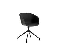 HAY About a Chair AAC 20 - noir - patins standards en plastique - black 2.0