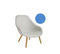 HAY About A Lounge Chair High AAL 92 - Remix 743 - bleu - vernis à base d'eau