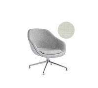 HAY About A Lounge Chair Low AAL 81 - aluminium poli - Remix 113 - beige