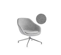 HAY About A Lounge Chair Low AAL 81 - Remix 133 - gris - aluminium poli