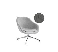 HAY About A Lounge Chair Low AAL 81 - Remix 163 - anthracite - aluminium poli