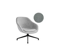 HAY About A Lounge Chair Low AAL 81 - Steelcut Trio 153 - gris clair - noir