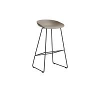 HAY About a Stool AAS 38 - noir - patins standards en plastique - Hauteur d'assise 75 cm - khaki 2.0