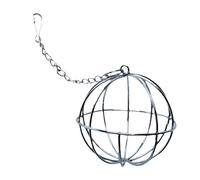 Hay Ball Jouet mangeoire à foin pour petits animaux, distributeur de balles de foin suspendu | Mangeoire métallique pour balles de foin pour lapins, cochons d'Inde, chinchillas et autres petits