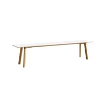 HAY Banc Copenhague Deux CPH 215 - 200 x 35 cm - blanc perle