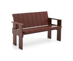 HAY Banc Crate Dining Bench en pin laqué iron red