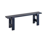 HAY Banc Weekday 140x23 cm pin laqué Steel blue