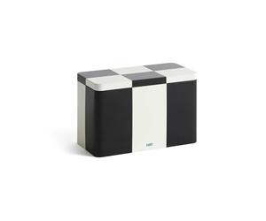 HAY Bocal Tin Container medium Black-off white