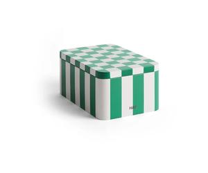 HAY Bocal Tin Container small Green-off white