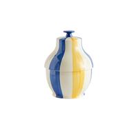 HAY Boîte à cookies Sobremesa 2,4l bleu, jaune HxØ 25,5x19cm
