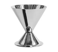 HAY Bol en verre Essential Steel Acier inoxydable. 10.5xØ10 cm