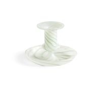 HAY Bougeoir Flare Stripe Vert-blanc