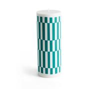 HAY Bougie bloc Column Candle large 25 cm Light grey-green