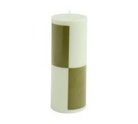 HAY Bougie Column Candle medium 20 cm Light green-army green