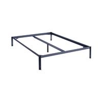 HAY Cadre de lit Connect 140x200cm bleu profond LxlxH 209,4x149,4x30cm
