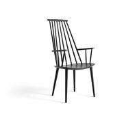 HAY Chaise à accoudoirs J110 Black lacquered beech