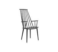 HAY Chaise avec accoudoirs J110 hêtre noir lxHxP 53x106x60cm