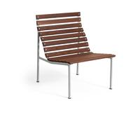 HAY Chaise de jardin lounge Traverse frêne structure aluminium