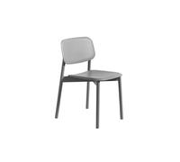 HAY Chaise Soft Edge Wood Base - gris décapé