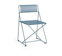 HAY Chaise de jardin X-Line bleu poudre LxHxP 50x77,5x45,5cm
