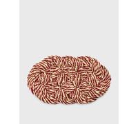 HAY Coco Door Mat Swirl men Home deco red taille: ONE SIZE