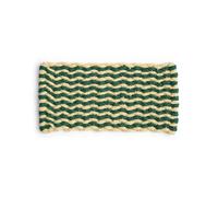 HAY - Coco Stripe Wave Tapis de Porte Sombre Vert/Blanc