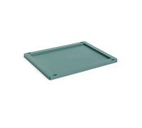 HAY Colour Crate lock plastic medium Dark green