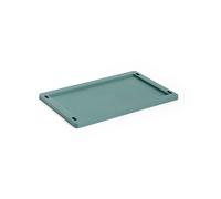 HAY Colour Crate lock plastic small Dark green