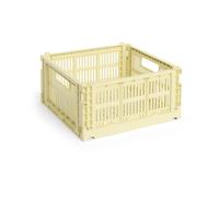 HAY Colour Crate M Square 29.5x29.5 cm Light yellow