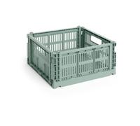 HAY Colour Crate M Square 29.5x29.5 cm Sage green