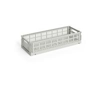 HAY Colour Crate Mini Oblong 13x34.5 cm Grey
