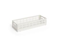 HAY Colour Crate Mini Oblong 13x34.5 cm Off white