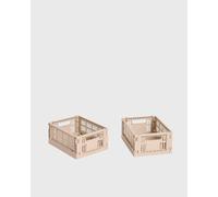 HAY Colour Crate Mini-Set of 2 men Home deco beige taille: ONE SIZE