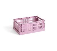 HAY Panier Colour Crate recyclé S rose poussiéreuse LxlxH 26,5x17x10,5cm