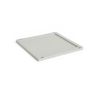 HAY Colour Crate Square/Cube lock plastic medium Grey