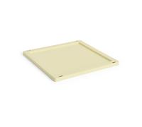 HAY Colour Crate Square/Cube lock plastic medium Light yellow
