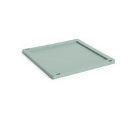 HAY Colour Crate Square/Cube lock plastic medium Sage green