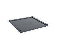 HAY Colour Crate Square lock plastic large Charcoal