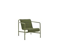 HAY Coussin matelassé Palissade 117x49,5cm vert olive pour Fauteuil lounge de jardin basse