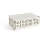 HAY Couvercle Colour Crate L blanc cassé LxPxH 53x34,5x1,5cm