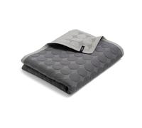 HAY Couverture Mega Dot 260x260cm gris foncé rembourrage polyester
