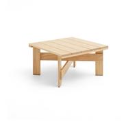 HAY Crate Low Table 75.5x75.5 cm pin laqué Transparent