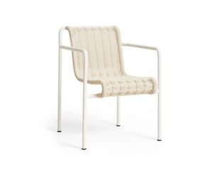 HAY Fauteuil Dining Palissade Cord HAY Cream white