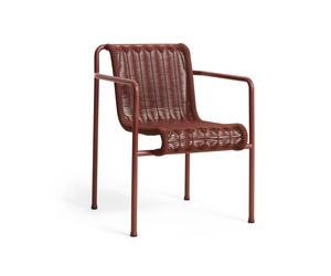 HAY Fauteuil Dining Palissade Cord HAY Iron red