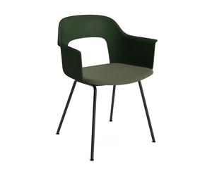 HAY Fauteuil Layout Armchair 213 Mode 072 Bottle green acier noirci